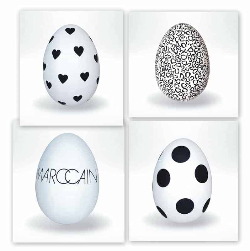 Large Easter Eggs 3 Wielkie jaja wielkanocne - dekoracja świąteczna