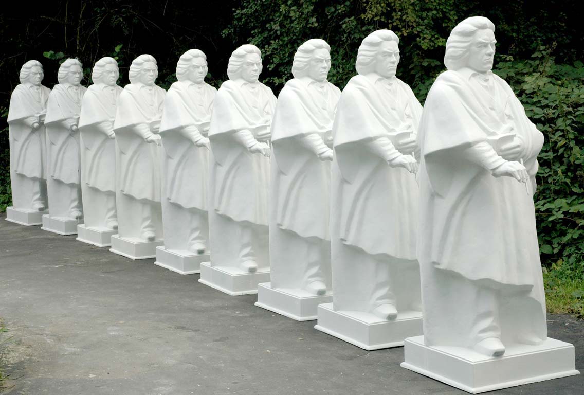 Replica of the Beethoven Monument 3 Beethoven sculpture