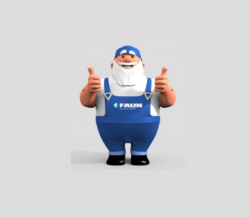 Animated character with a white beard and blue outfit giving thumbs up, wearing a hat and overalls with the 