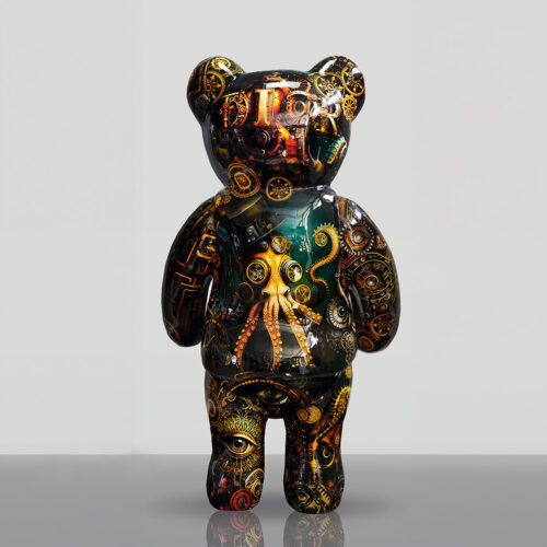 Miś Stojący - Motyw Industrial