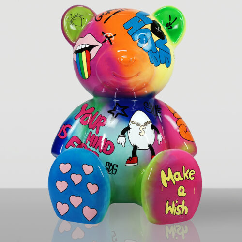 Large Sitting Teddy Bear - Wish