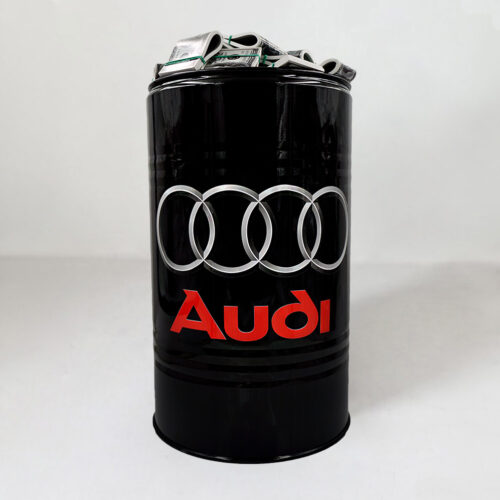 Small Barrel with Dollars - Audi