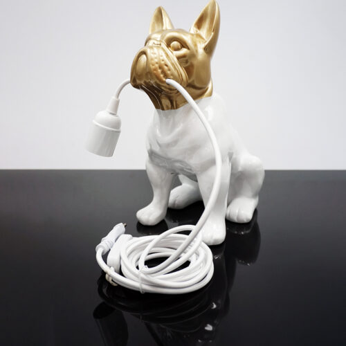 Decorative Figure French Bulldog Lamp - Design III