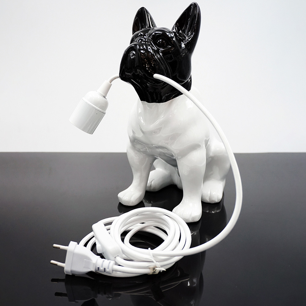 Decorative Figure French Bulldog Lamp - Design I 2 Decorative Figure French Bulldog Lamp - Design I - Image 2