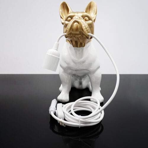 Decorative Figure French Bulldog Lamp - Design III
