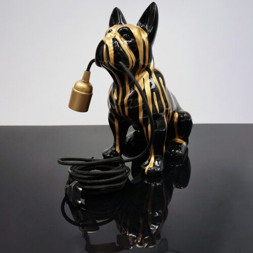 Decorative Figure French Bulldog Lamp - Design VII