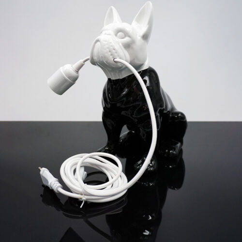 Decorative Figure French Bulldog Lamp - Design V