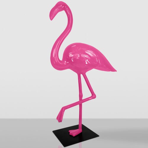Large 3D Decorative Flamingo - Pink