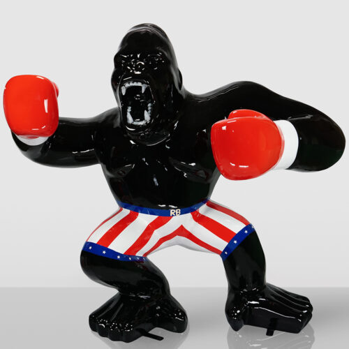 Large Boxer Gorilla Figure - Rocky