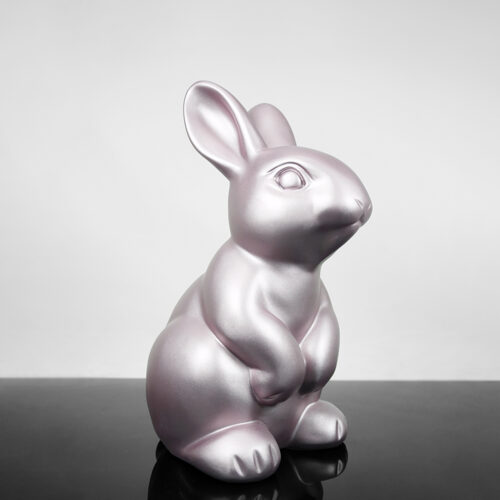 Decorative Figure Easter Bunny - Powder Pink