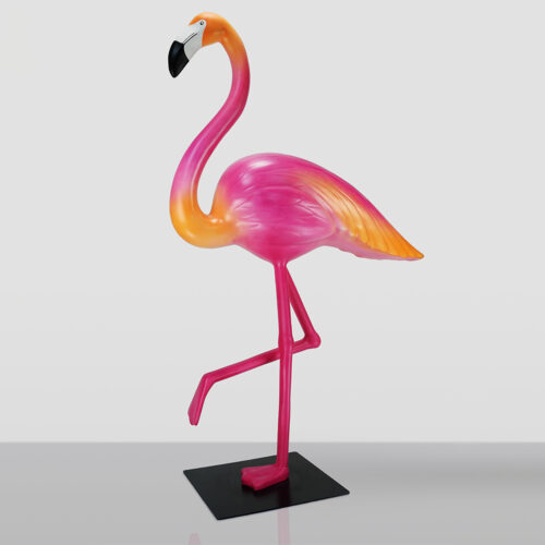 Decorative Figure Large 3D Flamingo - Pink Mango