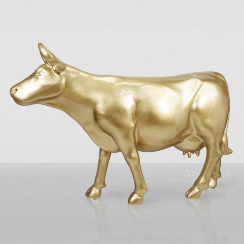 Large Figure – Golden Cow