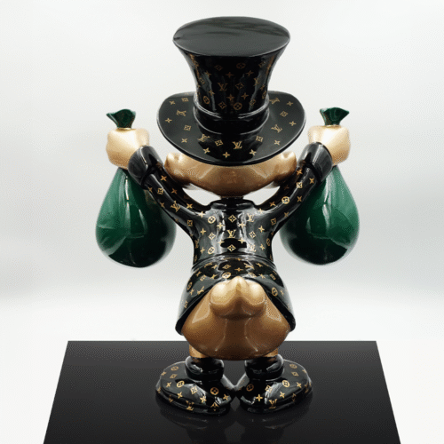 Decorative Figure – Mini Scrooge McDuck with Money Bags